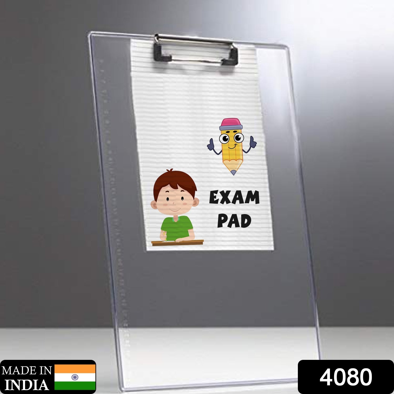 4080 Transparent Premium Exam Pad Best for Students in All Exams Unbreakable Flexible Board with a Centimeter Measuring Side Pad For School & Exam Use DeoDap 4080 Transparent Premium Exam Pad Best for Students in All Exams Unbreakable Flexible Board with a Centimeter Measuring Side Pad For School & Exam Use DeoDap
